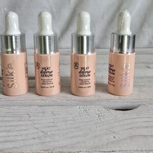 LOT of 4 bottles NEW Sleek'e Hair Silk'e Heat Defense Serum Travel size